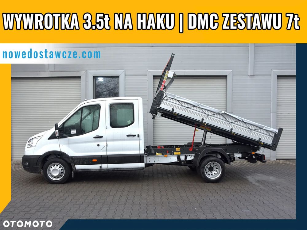 Ford Transit 2.0 EcoBlue 165KM M6 RWD TREND 350 WYWROTKA PODWÓJNA KABINA - 1