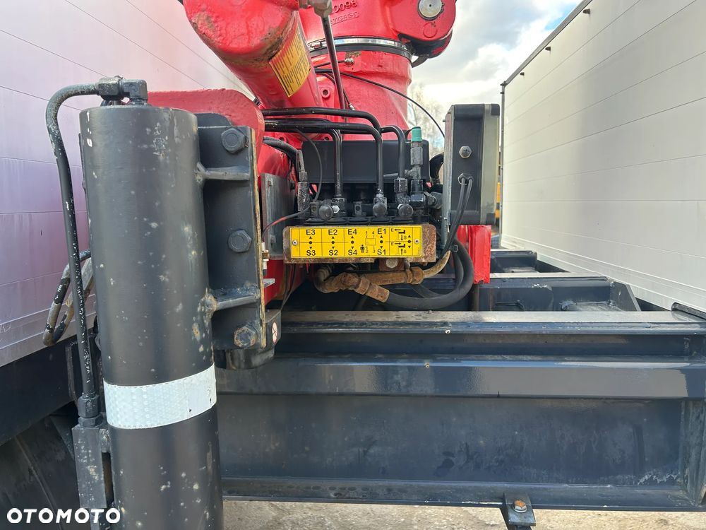 Wielton BURTOWA + HDS DŹWIG FASSI F215AS / BURTA 80 CM WYSOKIE / OŚ PODNOSZONA / OSIE SAF / PODPORY HYDRAULICZNE / IDEALNA DO BUDOWLANKI !! - 30