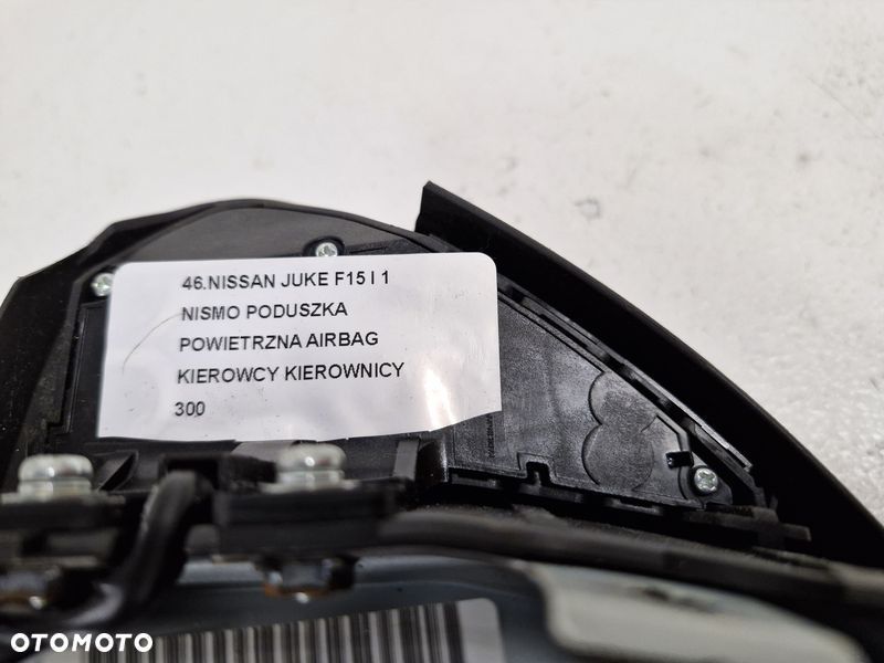 NISSAN JUKE F15 I 1 NISMO PODUSZKA POWIETRZNA AIRBAG KIEROWCY KIEROWNICY - 8