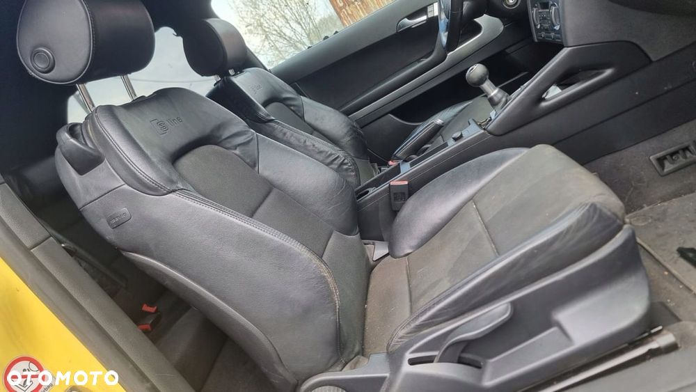 FOTELE FOTEL KANAPA TYŁ BOCZKI KPL AUDI A3 8P 3D S-LINE SKÓRA - 7