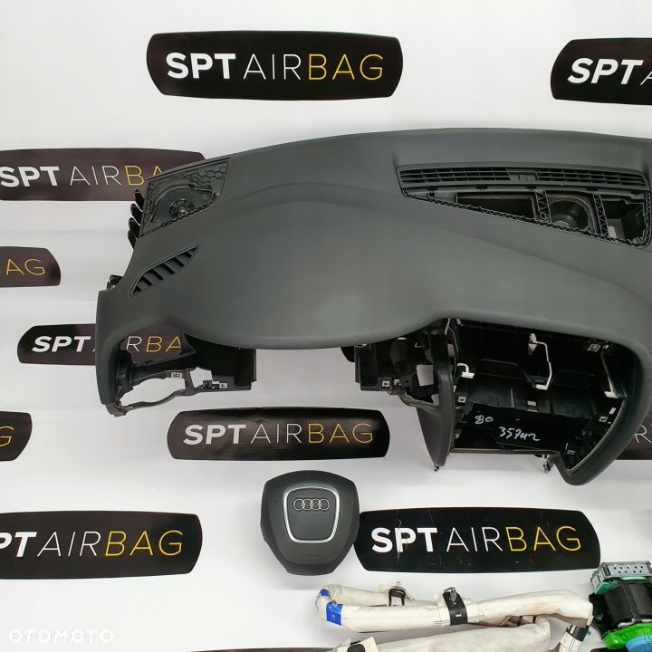 AUDI A4 B8 8K0 DESKA ROZDZIELCZA KONSOLA KOKPIT PULPIT PODUSZKI AIRBAG AIR BAG PASY KURTYNY KIT SET - 2