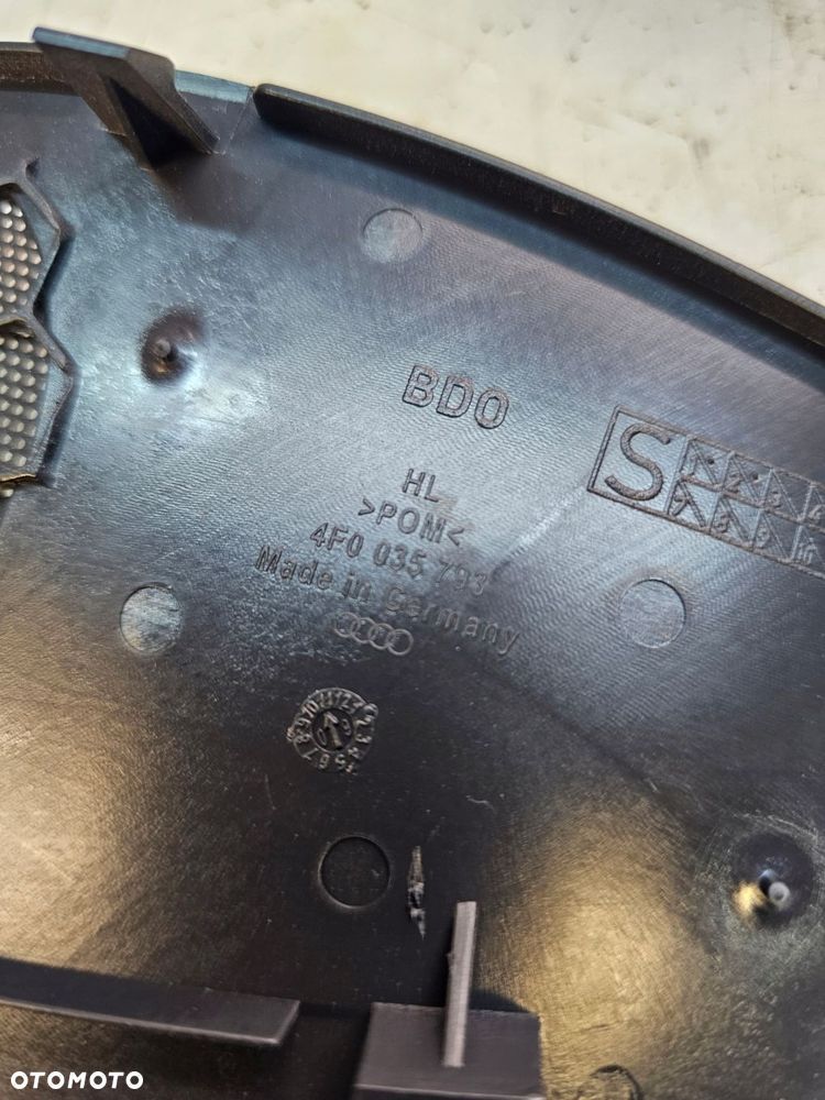 MASKOWNICA GŁOŚNIKA DRZWI LEWY TYŁ AUDI A6 C6 4F0035793 CZARNA - 5