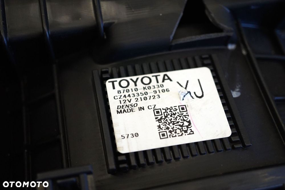 WENTYLATOR DMUCHAWA WNĘTRZA YARIS CROSS 87010-K0330 TOYOTA 2020- - 6