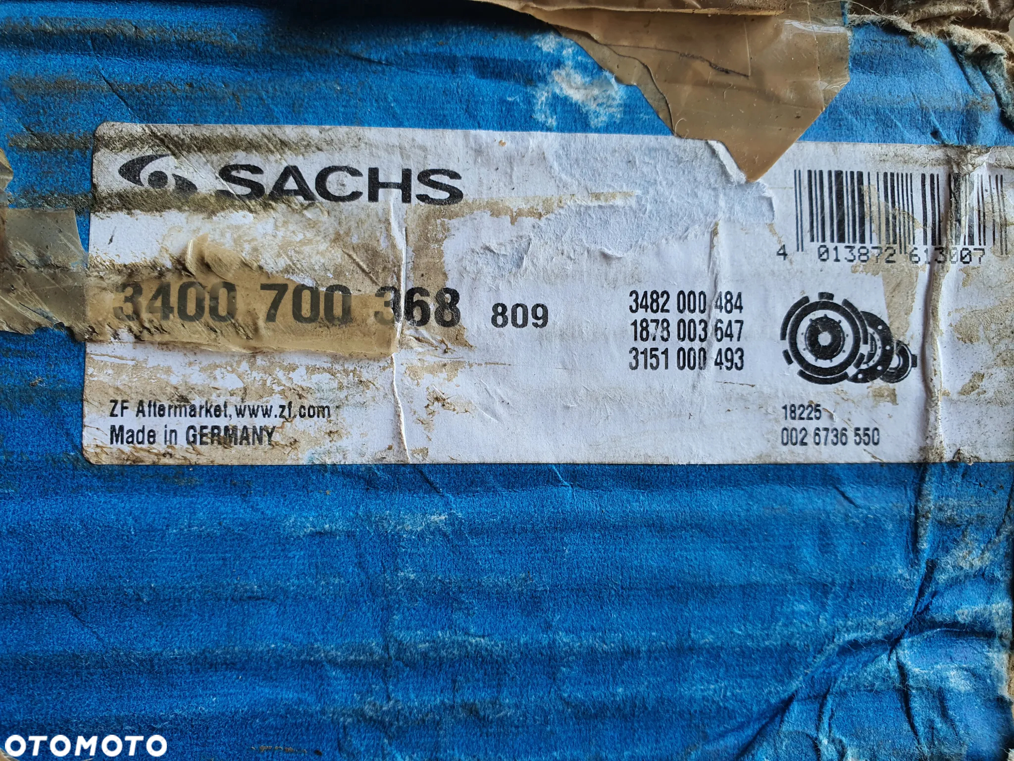 Zestaw sprzęgła SACHS 3400700368 DAF CF 75, CF 85, XF 105 - 5