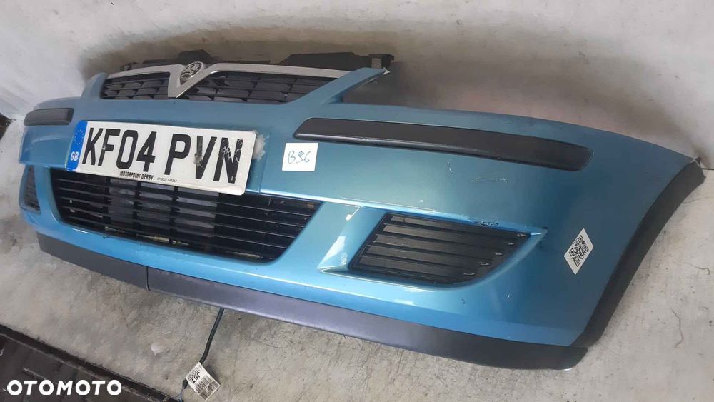 ^ ZDERZAK PRZÓD PRZEDNI DO OPEL CORSA C LIFT FL Z20N BŁĘKITNY - 3