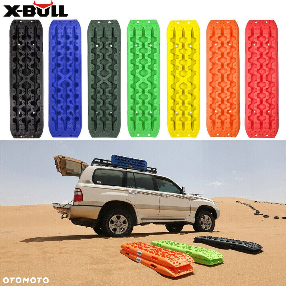Trapy piaskowe pod koła 2szt. X-Bull błotne śniegowe 4x4 Offroad niebieskie 4wd terenowe z torbą - 12