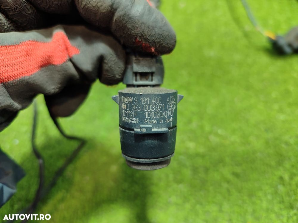 SENZORI PARCARE SPATE + INSTALATIE BMW SERIA 3 E90 E91 E92 E93 COD OEM 9191400 / 9191400AI05 / 0263003971 / BREAK 2005-2015 - 8