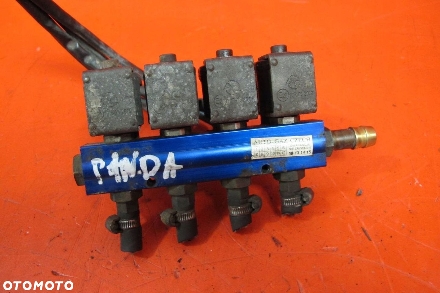 LISTWA WTRYSKOWA WTRYSKIWACZE GAZU LPG AC W01-4 - 2