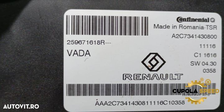 Modul senzori parcare 259671618R Renault Scenic 4 [2016 - 2020] - 2