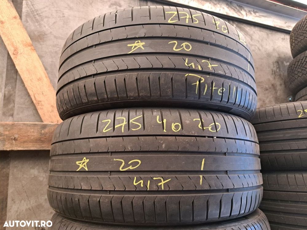 4 anvelope 275/40 R20 Pirelli omologare BMW - 2