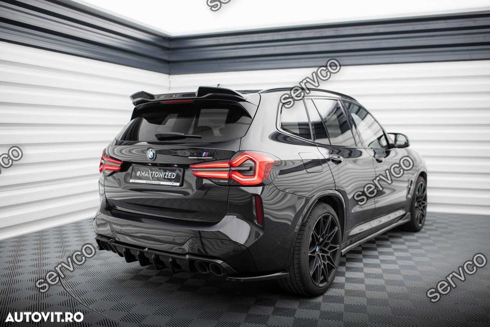 Prelungire difuzor bara spate Bmw X3 M F97 2017- v2 - Maxton Design - 3
