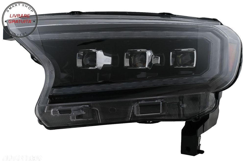Faruri LED Light Bar Dynamic Start-up Display Ford Ranger Raptor (2015-2020) LHD N- livrare gratuita - 13