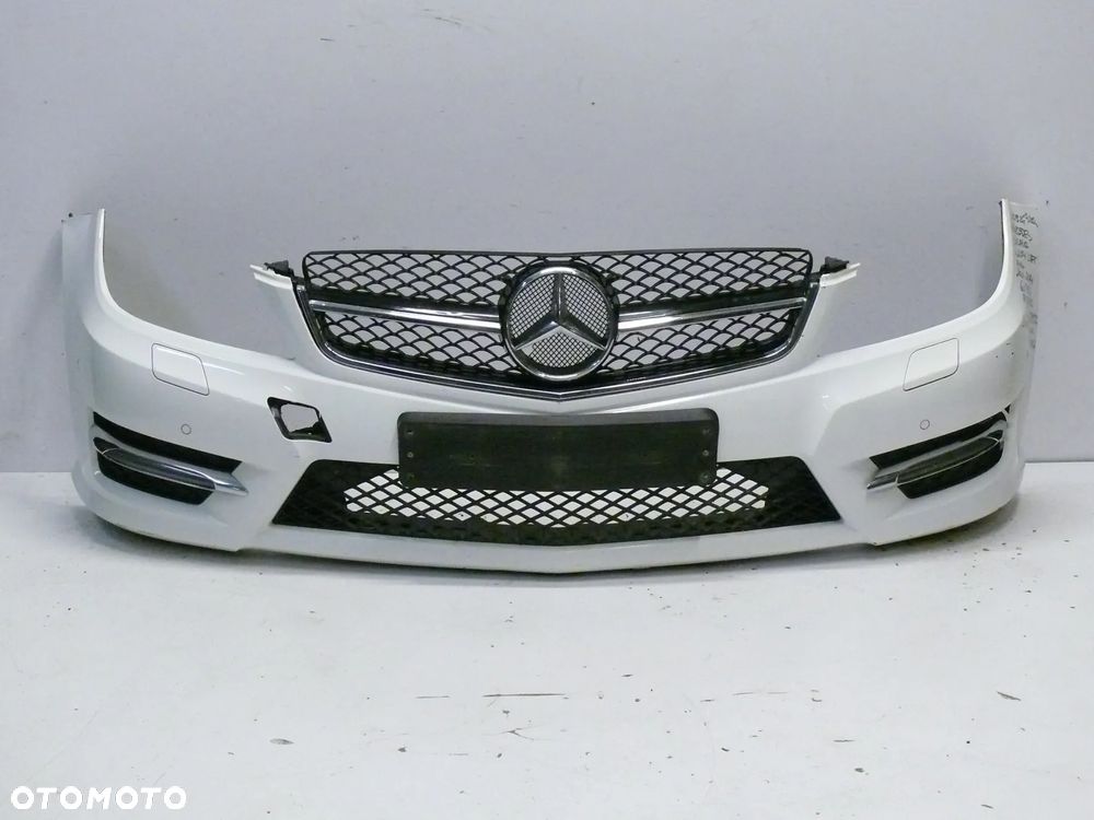 ZDERZAK MERCEDES C-KLASA W204 AMG 2011 2014 LIFT GRILL PDC XENON - 1
