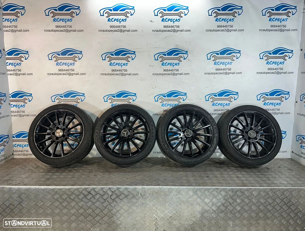.Conjunto Jantes 18 Originais AMG Mercedes Benz 5x112 7.5J ET52 A 176 601 02 00 - 1