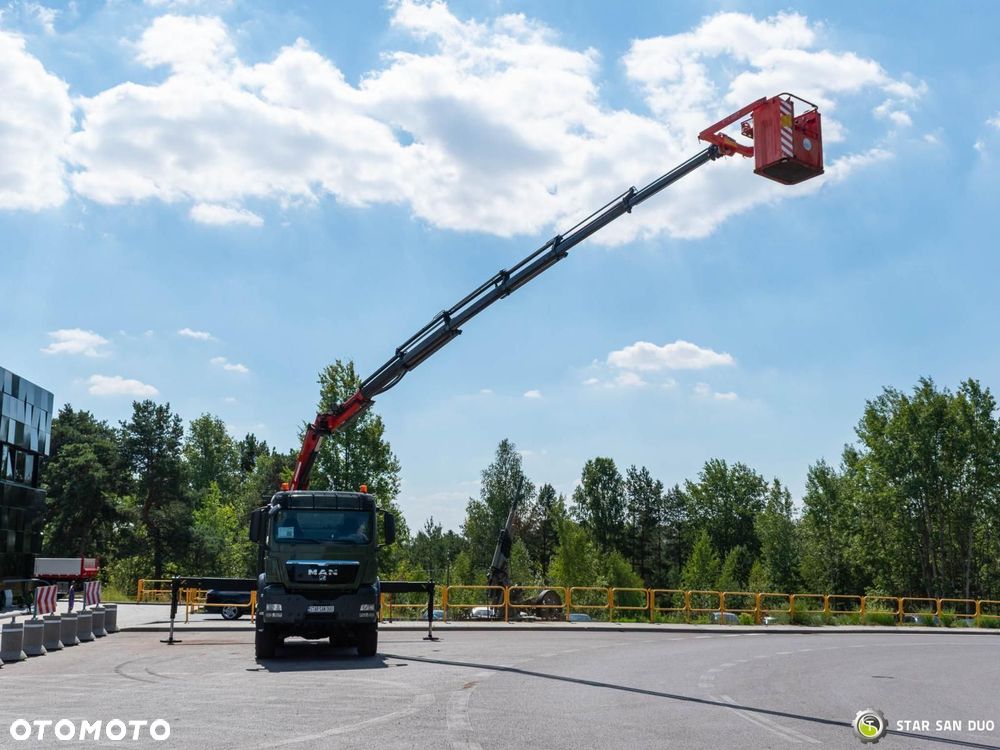 MAN TGS 35.480 6x6 PALFINGER PK 20002 HDS Chwytak Kosz Wywrotka - 7