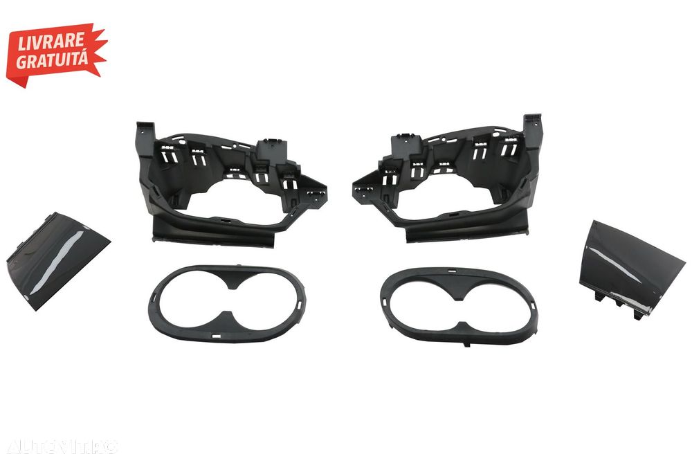 Difuzor Bara Spate Mercedes A-Class W177 Hatchback (2018-Up) Evacuari Crom- livrare gratuita - 10