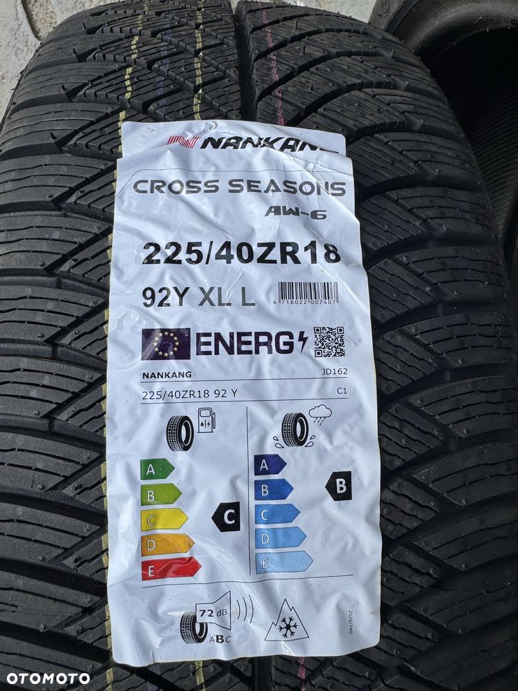 Nowe opony wielosezonowe 225/40/18 Nankang 2 sztuki 25r - 4
