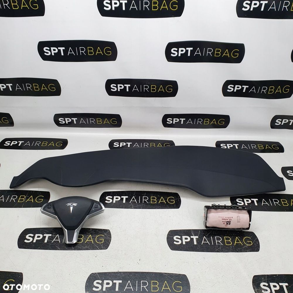 TESLA S TESLA Y DESKA ROZDZIELCZA KONSOLA KOKPIT PULPIT PODUSZKI AIRBAG AIR BAG KIT SET - 1