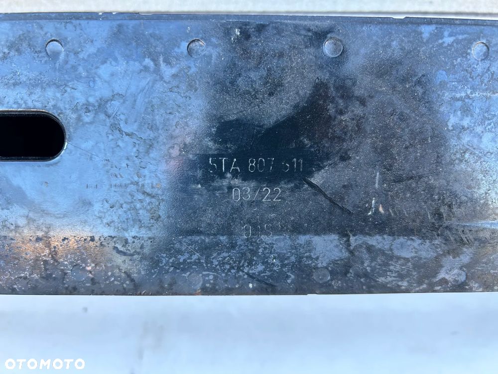 VOLKSWAGEN VW TOURAN CADDY BELKA WZMOCNIENIE ZDERZAKA PRZÓD PRZEDNIA 5TA807611 2K7807929 - 2