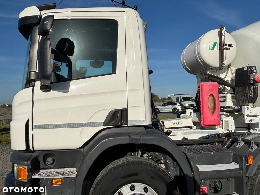 Scania P 410 8x4 betonomieszarka, gruszka , SCHWING STETTER AM 9 , 9m3 , nowe opony , - 11