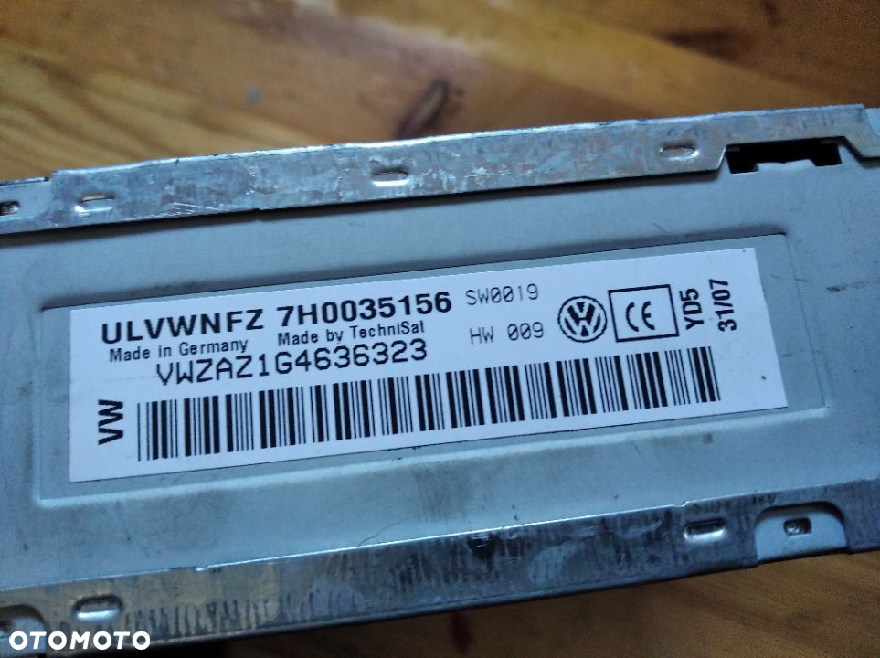 RADIO VOLKSWAGEN T5 7H0035156 - 3