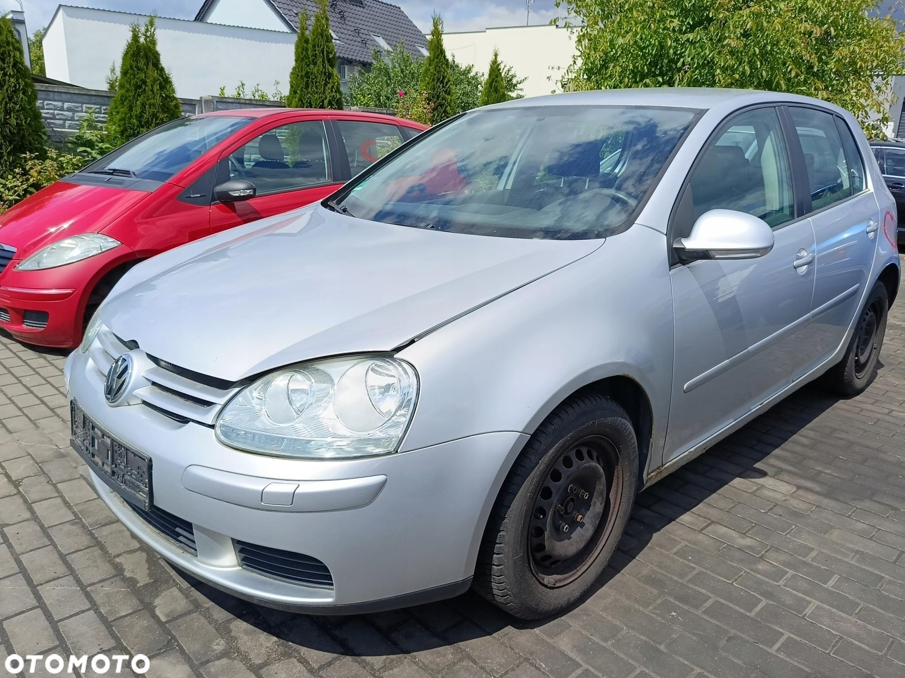 VW Golf V 5 03-09 DRZWI LEWE tylne tył kod lakieru LA7W - 5
