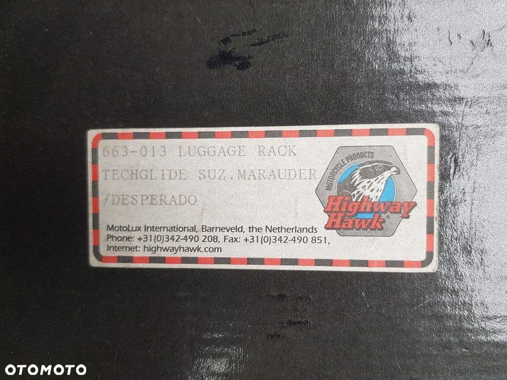 Bagażnik Highway Hawk 663-013 Suzuki VZ800 Marauder Desperado - 10
