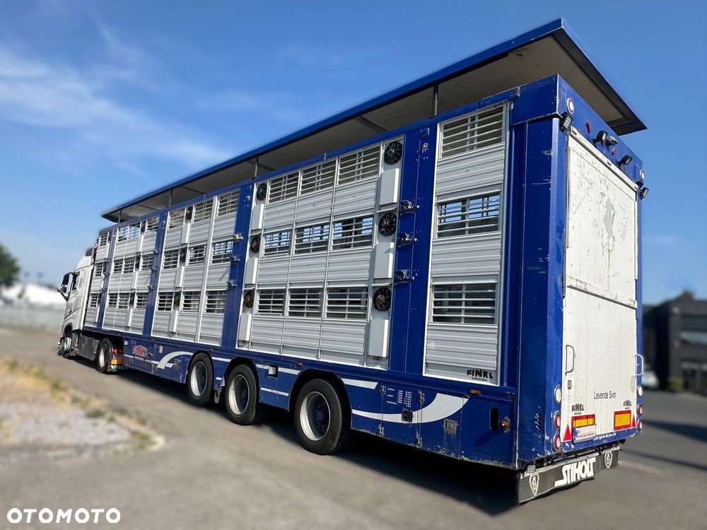 Volvo FH 460 EURO 6 + FINKL 3-POZIOMOWA | PODNOSZONY DACH | POIDŁA | WENTYLATORY - 8
