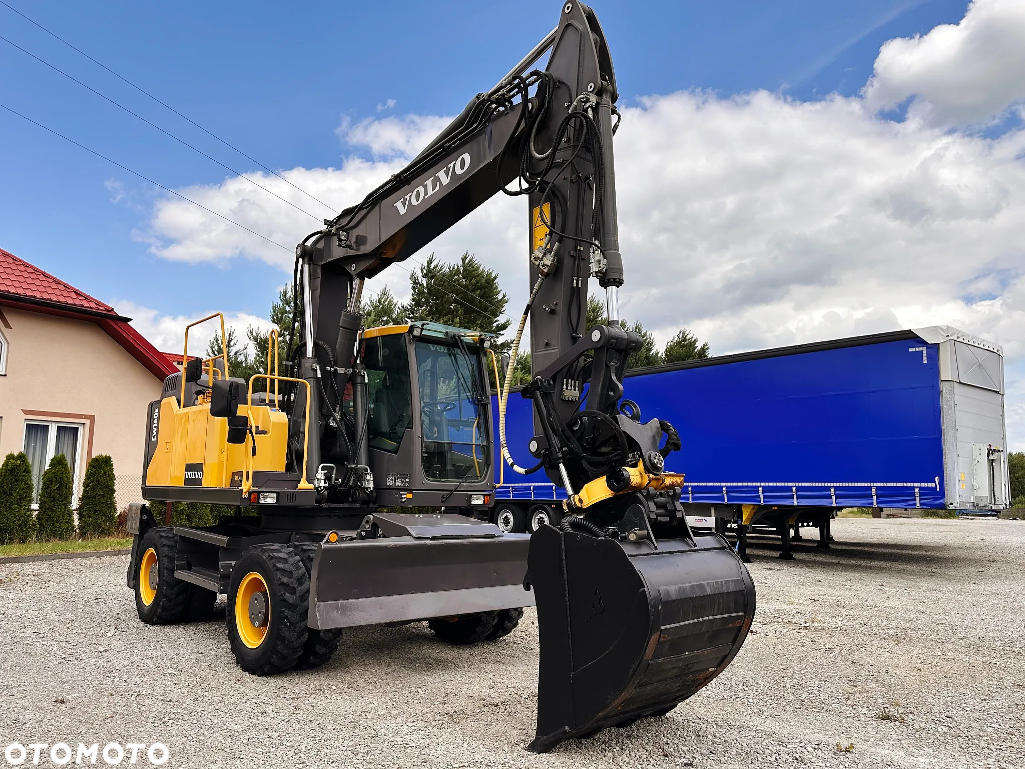 Volvo EW160 E / ROTOTILT ENGCON / PŁUG+PODPORY / - 6