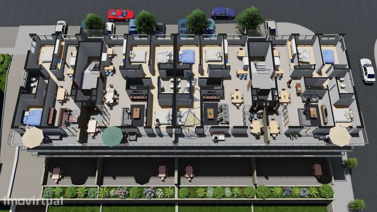 Apartamentos T2 e T3 com estacionamento Novos para venda em Portimão - Grande imagem: 4/24