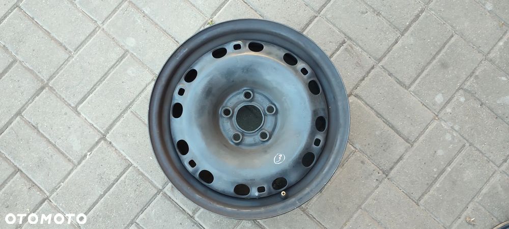FELGI STALOWE 6C0601027B 5x100 6Jx15 CALI ET38 VW SEAT SKODA KOMPLET 4 SZTUKI - 4