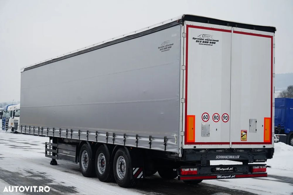 Schwarzmuller CORTINĂ / STANDARD / COȘ PENTRU PALEȚI / AXE SAF / - 4