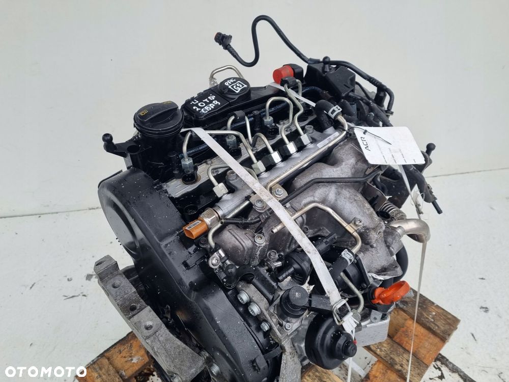 SILNIK BEZ OSPRZĘTU VW Golf VI 2.0 TDI 140KM ładnie pali CBA CBAB - 10