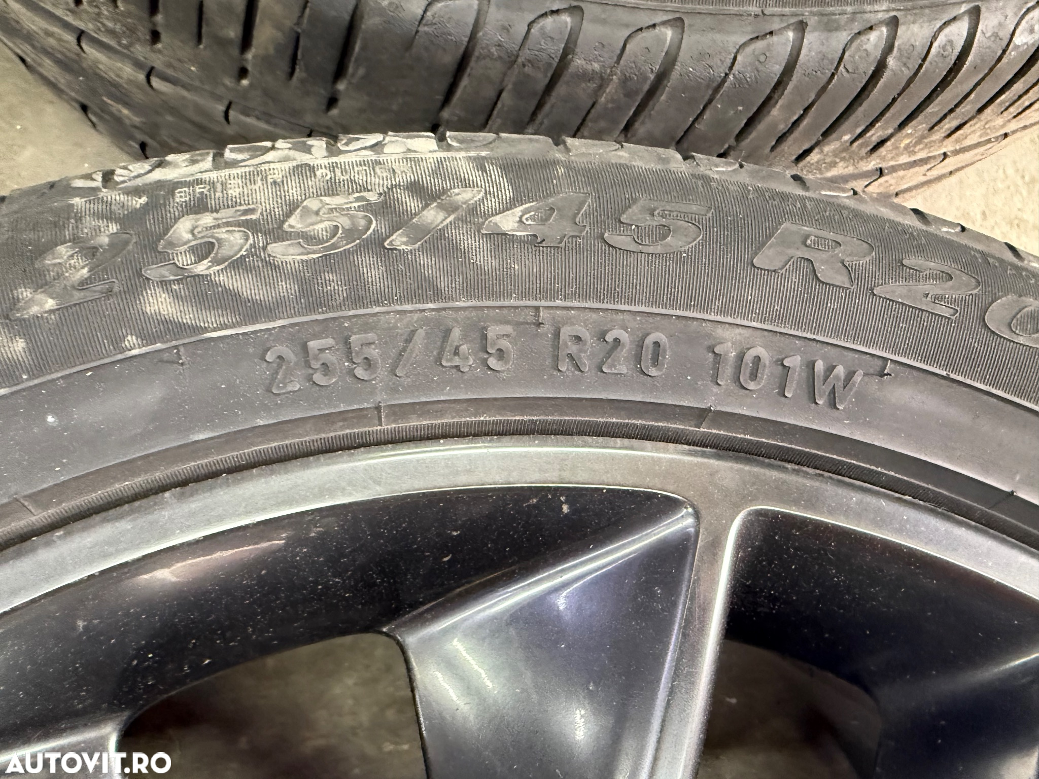 Set jante aliaj FORD EDGE 2 an 2015-2023 cu cauciucuri vara 255/45R20 Pirelli - 7