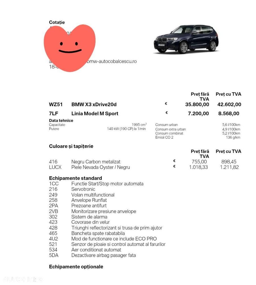 BMW X3 xDrive20d AT M Sport - 7