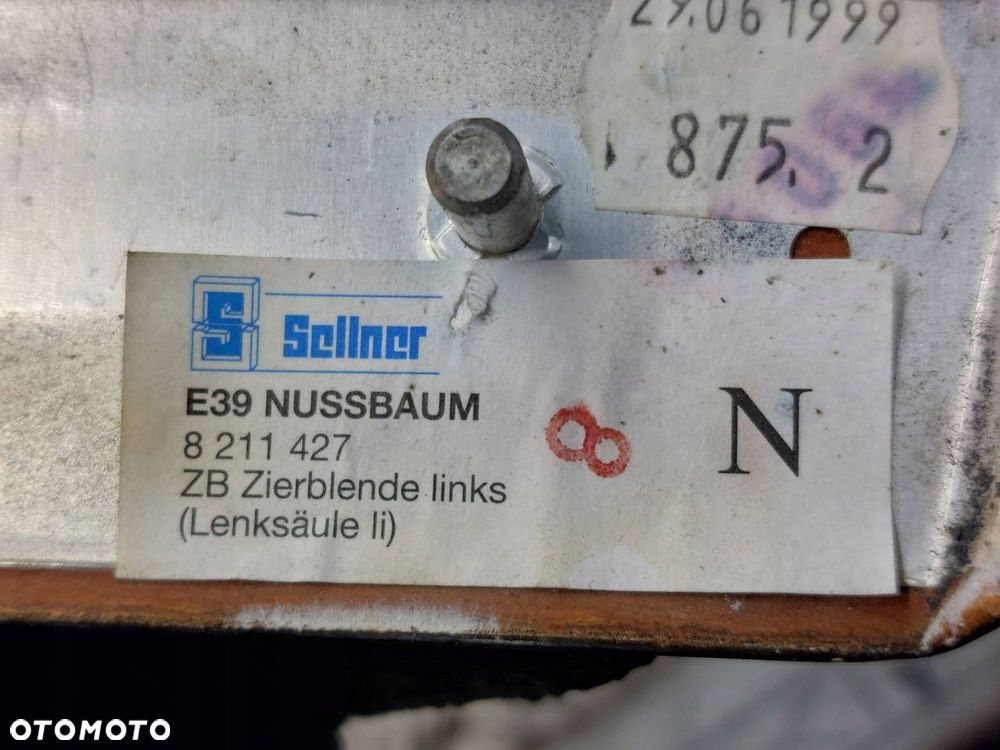 DEKORY LISTWY OZDOBNE KOMPLET BMW E39 SEDAN DREWNO 8361269 8209847 - 11