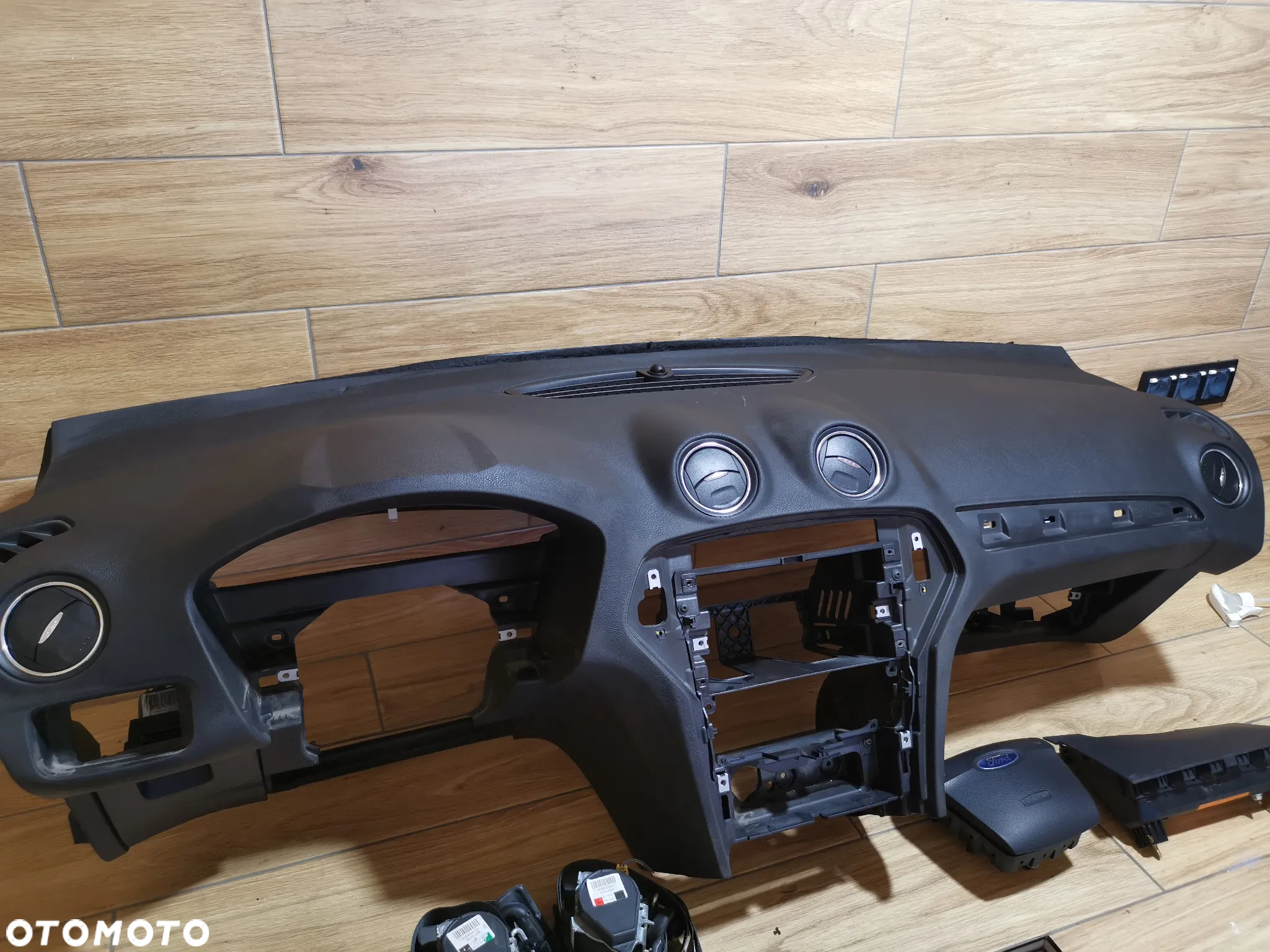Ford Mondeo MK4 Deska Rozdzielcza Konsola Pasy AIRBAG - 2