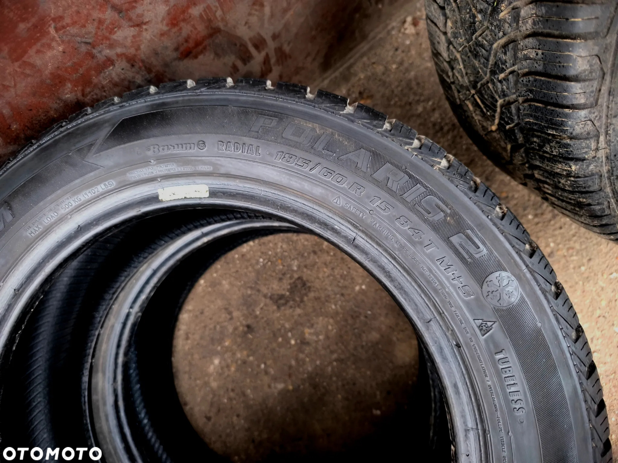185/60R15 Opony Zimowe Zima BARUM POLARIS 2 Legnica ALU-RAD 185/60 - 6