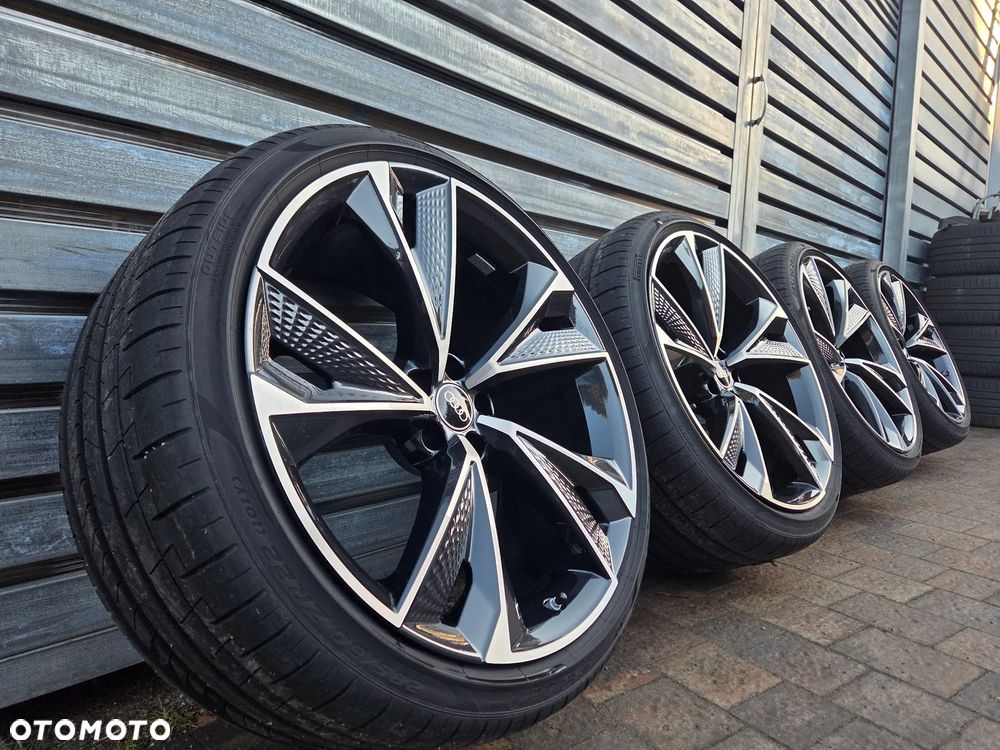 OE Audi RS6 RS7 C8 4K Koła felgi 22" z oponami Pirelli 285/30 R22 kute jak nowe - 5