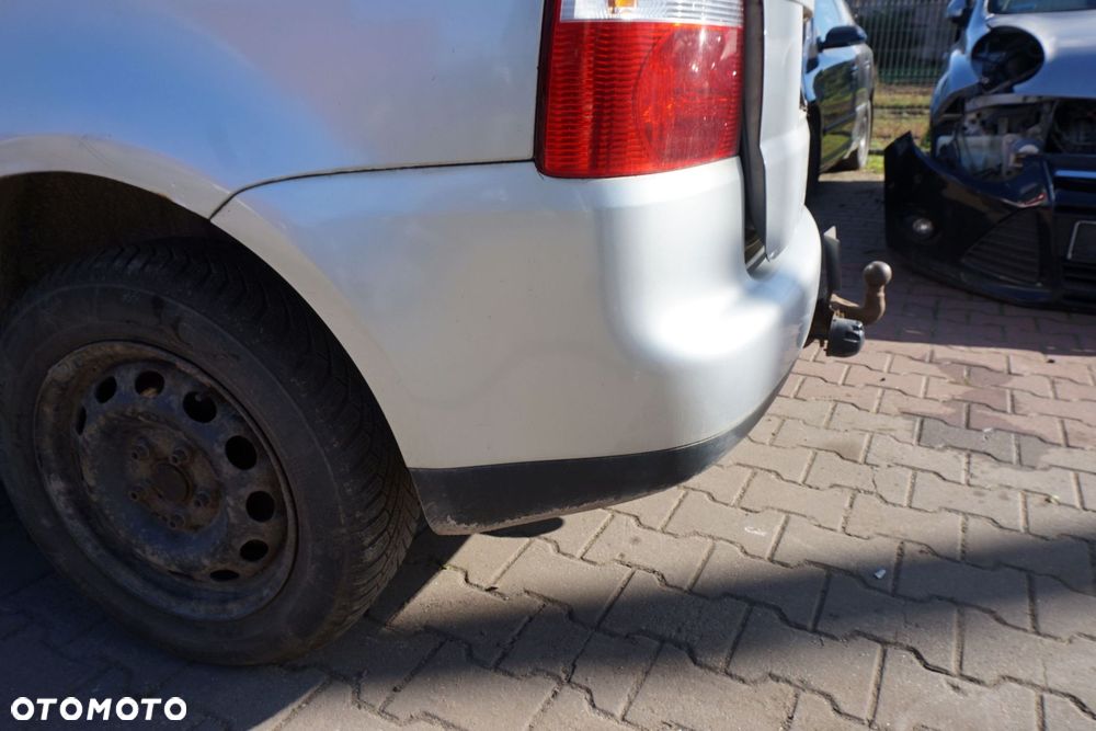 ZDERZAK TYLNY TOURAN I 1T LA7W  SREBRNY VOLKSWAGEN 2003-2006 - 2