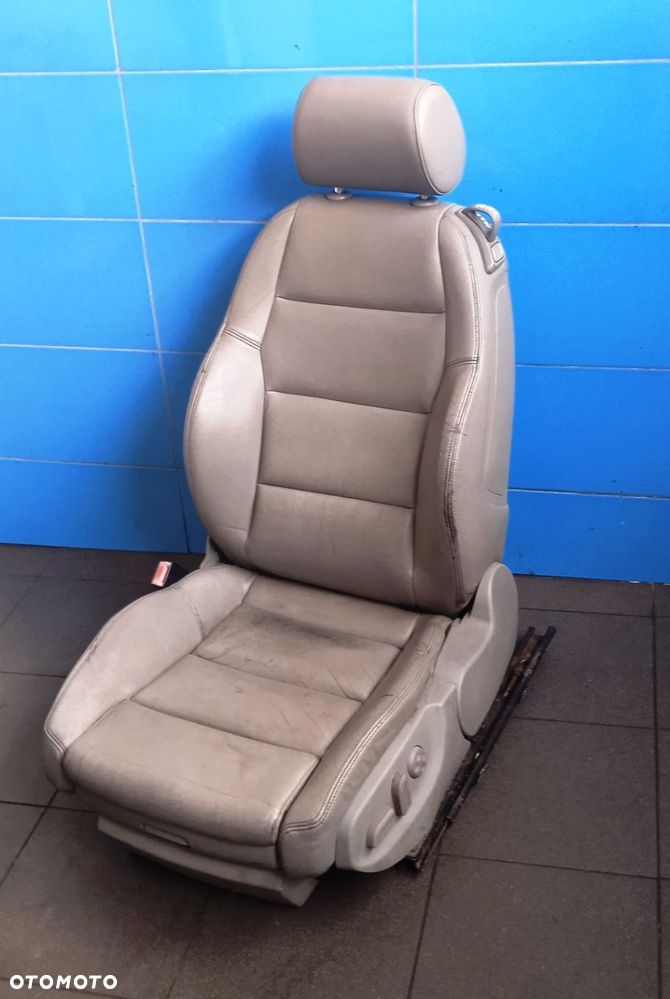 Fotel kierowcy Audi A4 B6 Cabrio skóra - 2