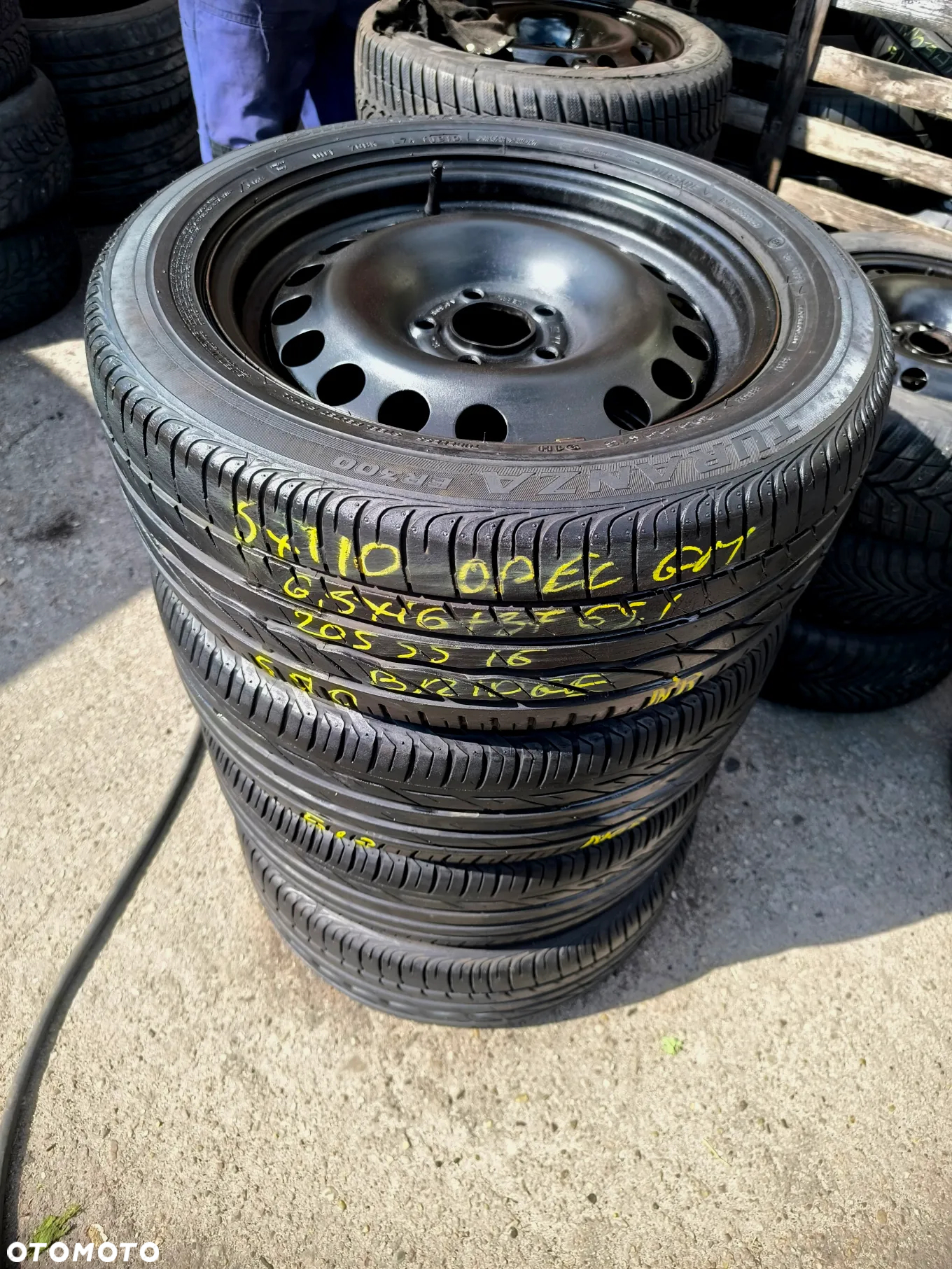 5x110 Felgi Stalowe Stal 16 Koła Zimowe Zima OPEL SIGNUM VECTRA B C ZAFIRA A B ASTRA H SAAB 93 95 7mm Legnica ALU-RAD 205/55 - 2