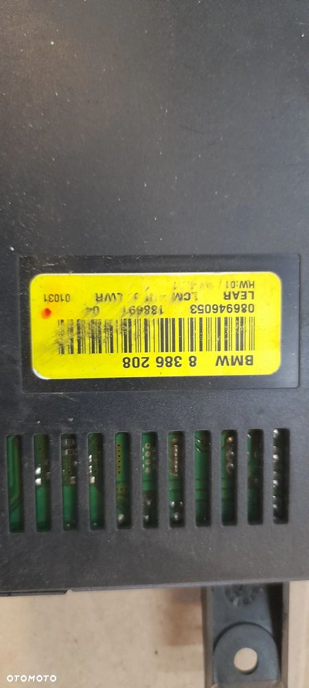 MODUŁ STEROWNIK ŚWIATEŁ BMW E39 8386208 - 2