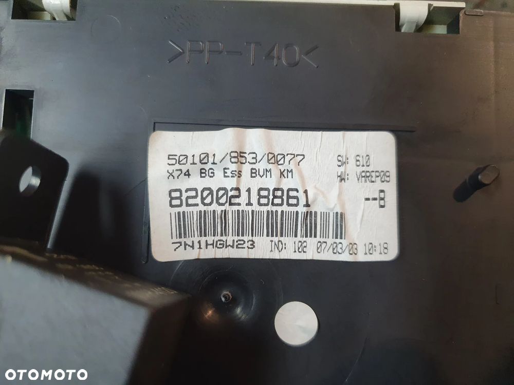 LICZNIK ZEGARY RENAULT LAGUNA II 01-05  8200218861 EUROPA - 5