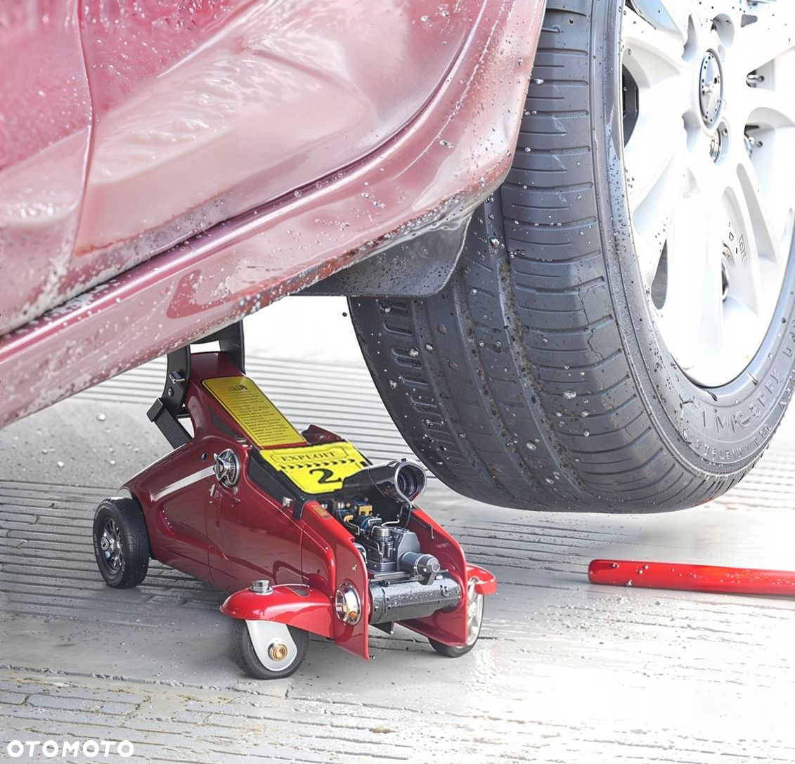 ŻABA PODNOŚNIK SAMOCHODOWY HYDRAULICZNY LEWAREK 2T NISKOPROFILOWY  GUMA - 10
