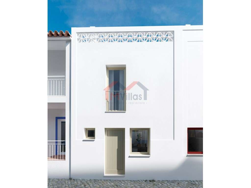 Terreno com projeto aprovado para moradia V2 geminada - Loulé - Grande imagem: 2/9