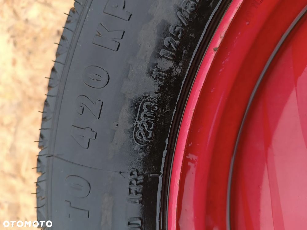 KOŁO DOJAZDOWE ZAPASOWE PEUGEOT 308 CITROEN 16 CALI 4X108 - 3