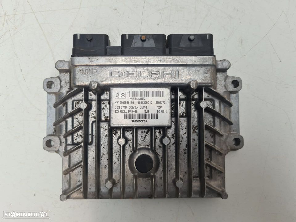 PEUGEOT 407 2.0 HDI | CENTRALINA DELPHI | Ref: HW 9663548180 R0413C001D 28072728; - 2