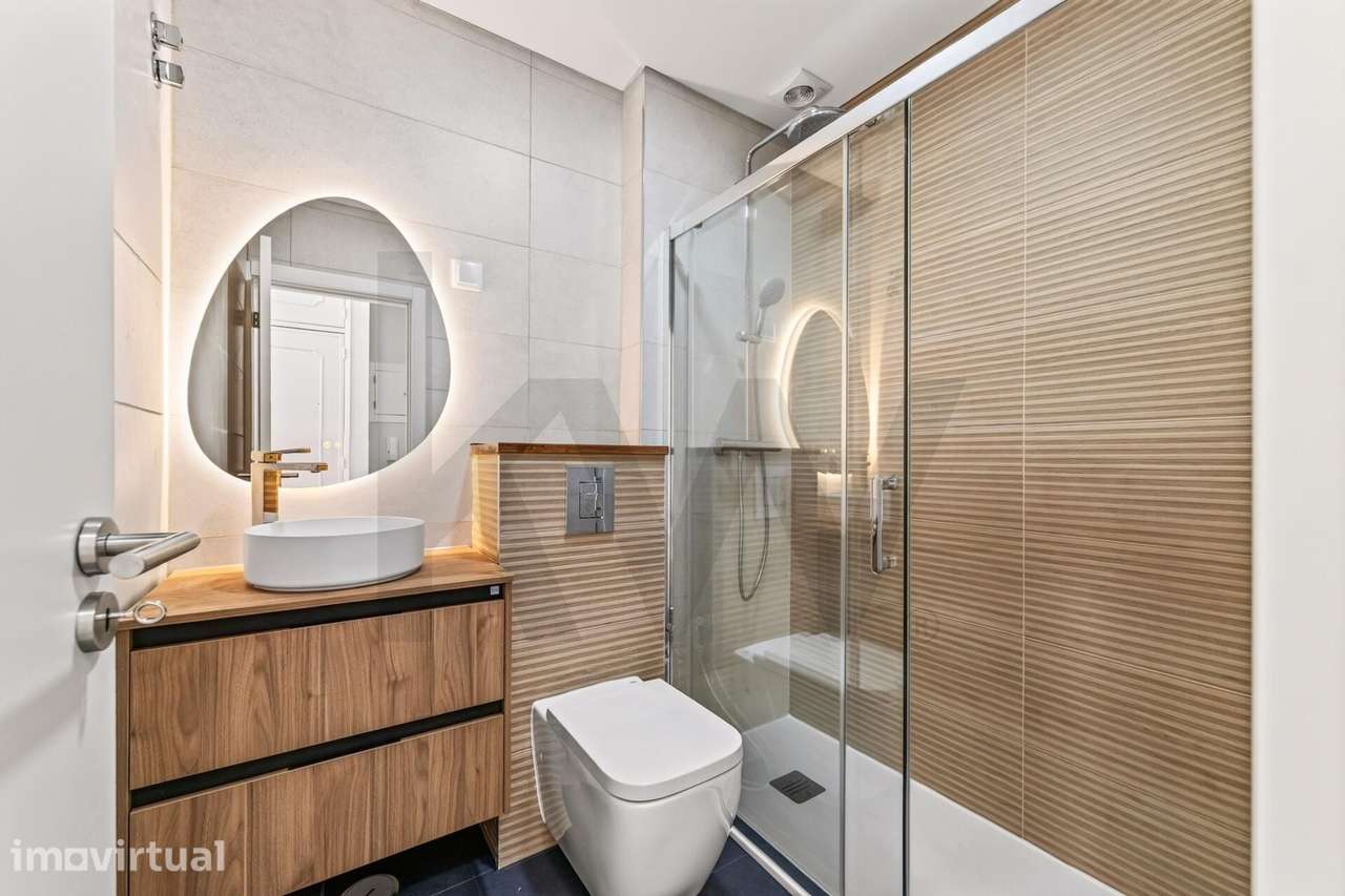 Apartamento T2 com varanda, Tercena