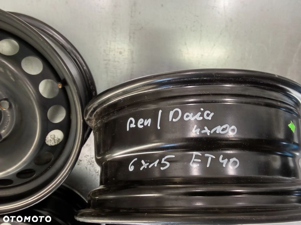 Felgi Renault Clio Modus Zoe Dacia Sndera Logan Lodgy Dokker 6Jx15 et40 4x100 - 6